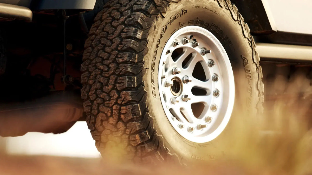 BFGoodrich All-Terrain T/A KO2 — hero mounted dust