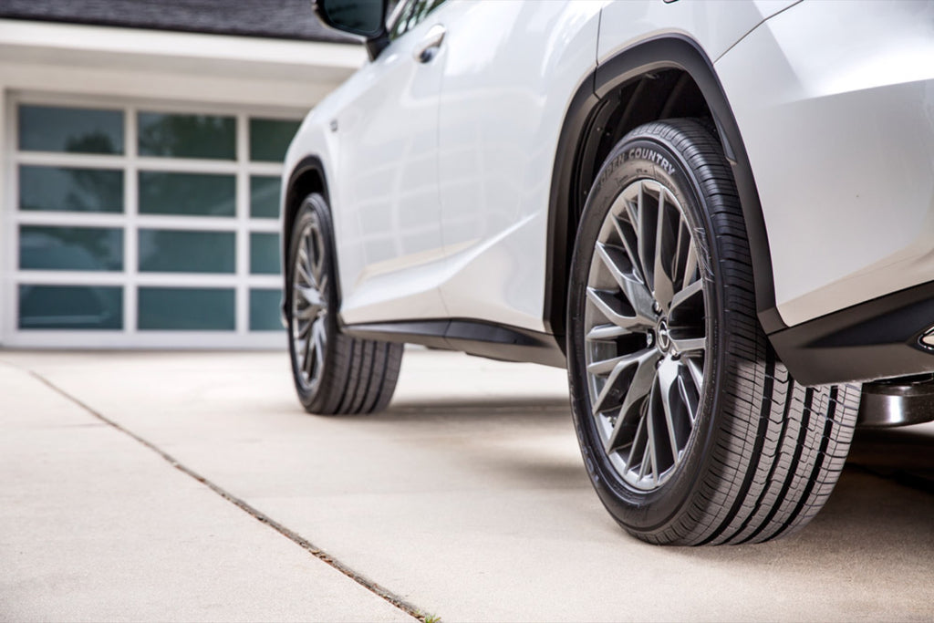 Toyo Open Country Q/T — hero lexus closeup