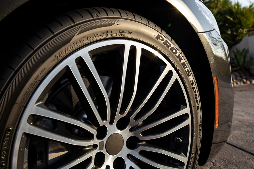 Toyo Proxes Sport — hero sedan wheel