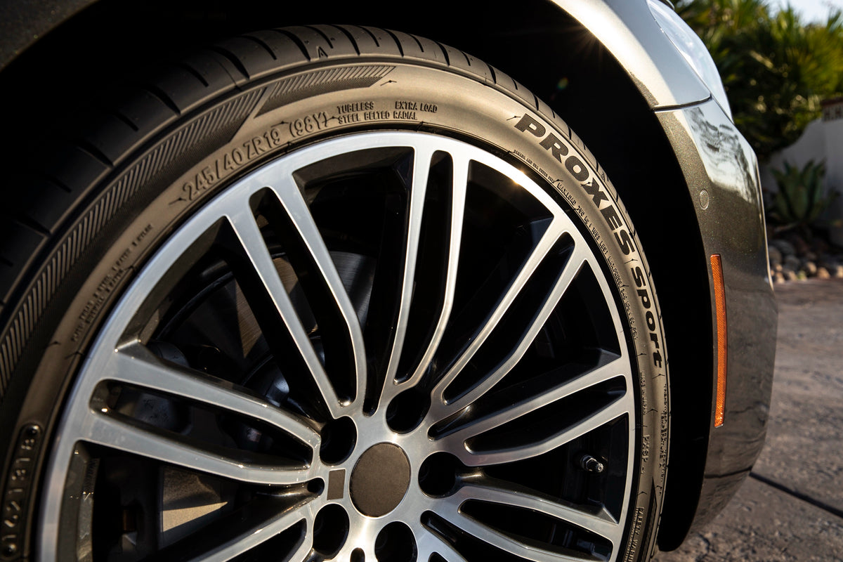 Toyo Proxes Sport — hero sedan wheel