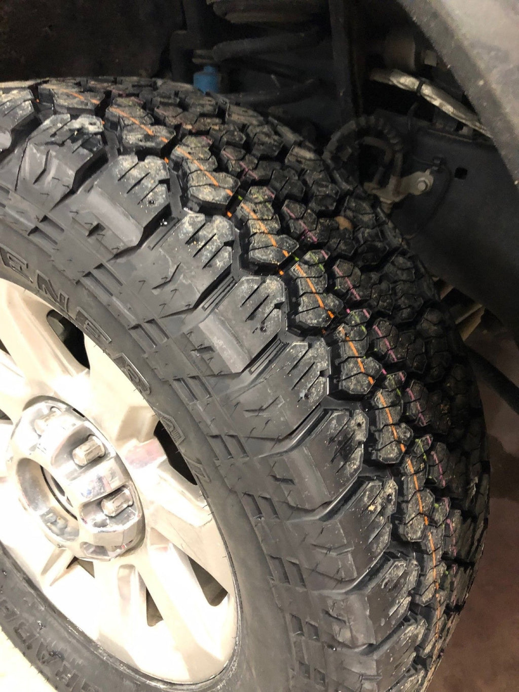 General Grabber A/T X — ugc mounted closeup