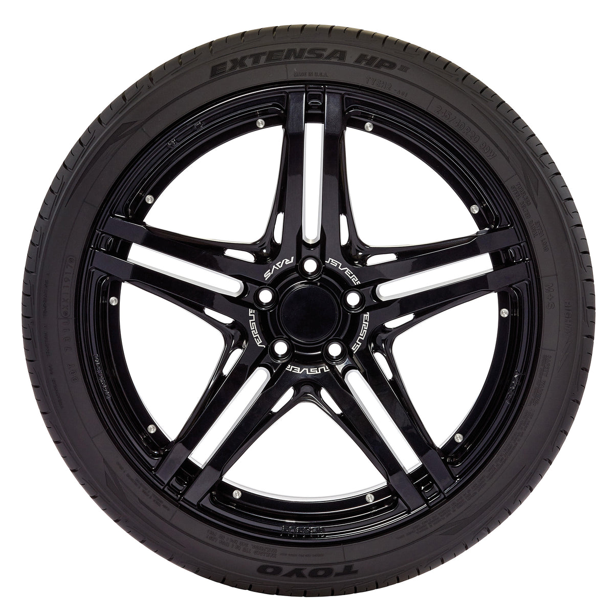Toyo Extensa HP II — technical sidewall
