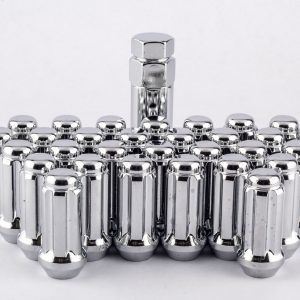 1/2 6 Spline Chrome 1.38" Tall