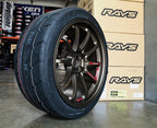 Toyo Proxes R888R mounted on a bronze Volk Racing forged wheel at the Thermite Tactical shop