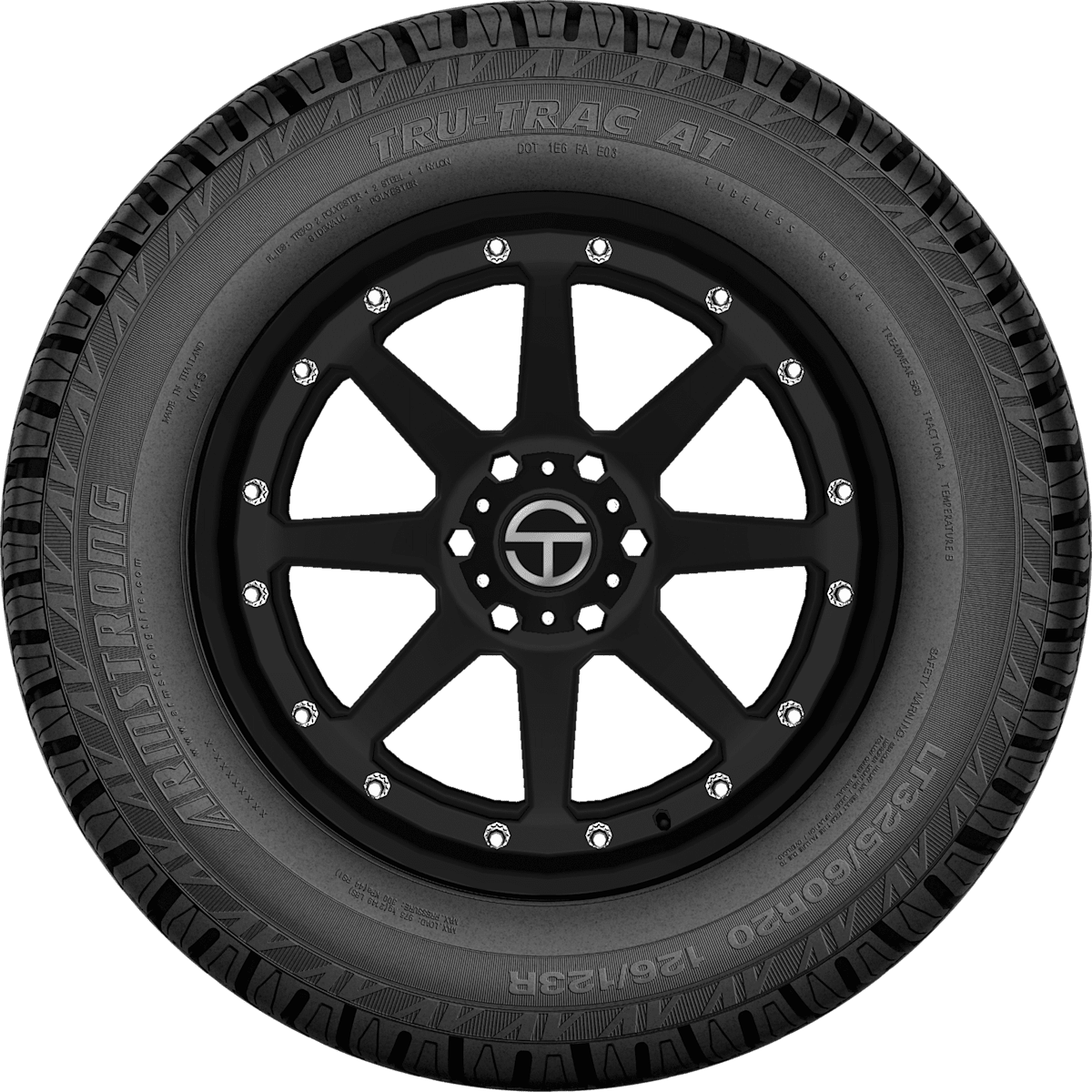 205-75R-14C Armstrong Tru-Trac Van 109/107S 8Ply Tl *65K + 6 Years Roadhazard Warranty M+S***