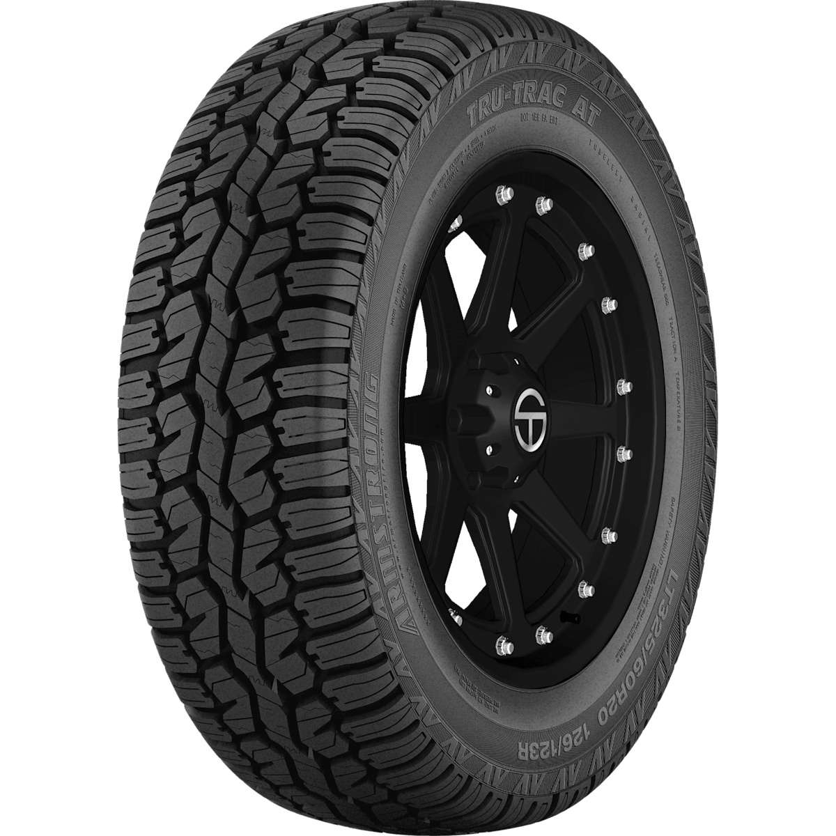 185-14Rc Armstrong Tru-Trac Van 102/100R 8Ply Tl *65K + 6 Years Roadhazard Warranty M+S***
