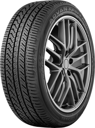 Yokohama Advan Sport A/S All-Season Ultra High Performance UHP Street Sports Car Tire 55K Mile Warranty