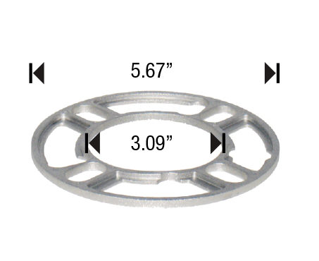 SPACER 4X100, 5X100 LUG 5MM THICK