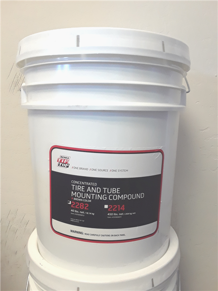 REMA 40 POUND MOUNTING COMPOUND, CONCENTRATED,  BROWN COLOR SOAP  40 LB BUCKET