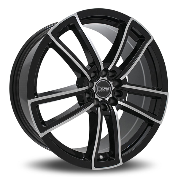 4X100+4X114.3+40  CB 73.1 BLACK MACHINE FACE [WMP4]