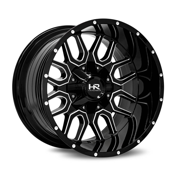 6X135+6X139.7 -19 CB108 GLOSS BLACK MILLED***NW***