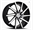 Impact IMPACT601 Gloss Black Machine Face