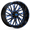 Extreme Mudder XM354 Gloss Black Blue Milled