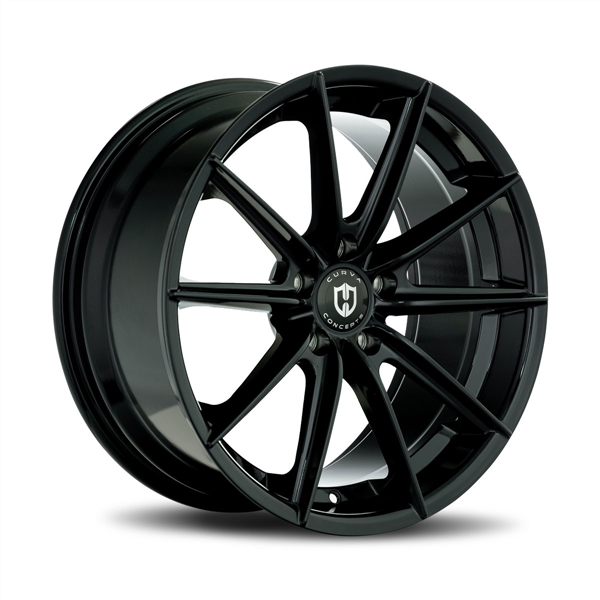 5X114.3+35 CB73.1 GLOSS BLACK ***FLOW FORGED***