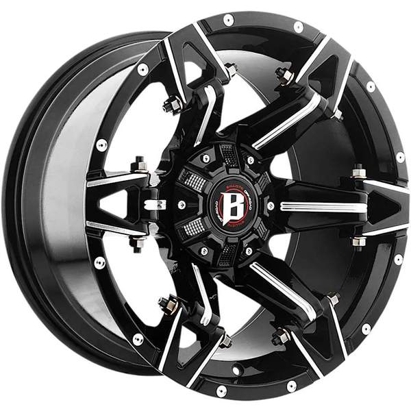 BALLISTIC 966 22X10 8X165.1+8X170 -24 CB 125.2 GBX