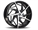 Vct Wheel VCT-WARLOCK Blk Machined