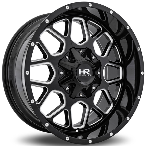 6X135+6X139.7 T -19 CB108 GLOSS BLACK MILLED***NW***