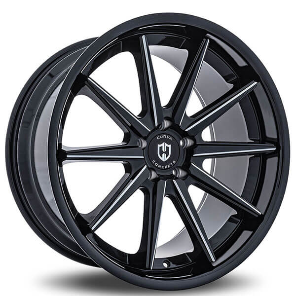 5X114.3+35 CB73.1 BLACK MILLED WINDOWS ***STAGGERED ONLY*** EX 4***