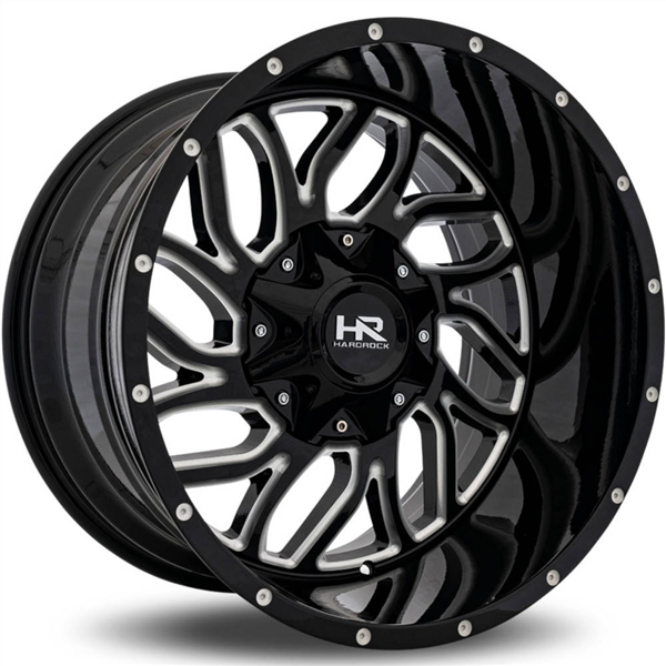 6X135+6X139.7 ET-19 CB 108 GLOSS BLACK MILLED