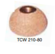 BUFFING RASP CONE 80 GRIT 2X 1 3/8 X24 CARBIDE CUP