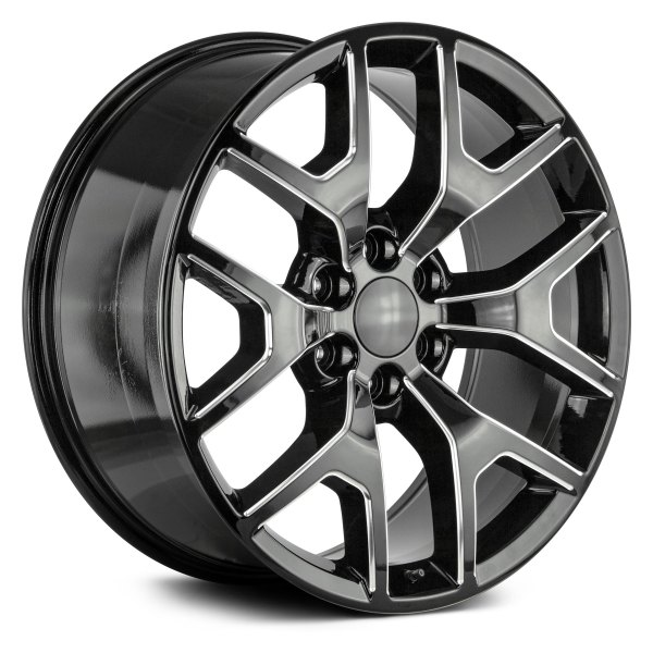REPLICA M010 24X10 6X139.7 +31 CB 78.1 GLOSS BLACK MILLED ***1D***