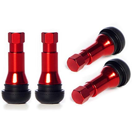 TR413 VALVE STEM RED [100 PER BAG]