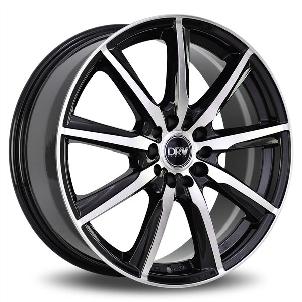 5X100+5X114.3+40 CB 73.1 BLACK MACHINE FACE