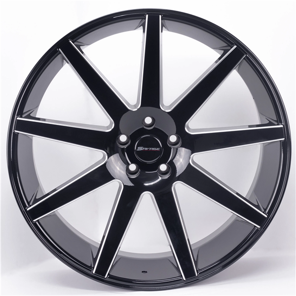5X114.3+25 CB73.1 BLACK MILLED ***NW***