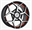 Impact IMPACT607 Gloss Black Machine Red