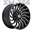 Extreme Mudder XM356 Gloss Black Milled