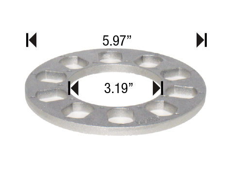 SPACER 5X100  5/16" THICK