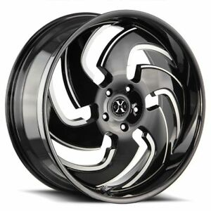 6X139.7 ET 24MM 87.1CB GLOSS BLACK MILLED ***NW***