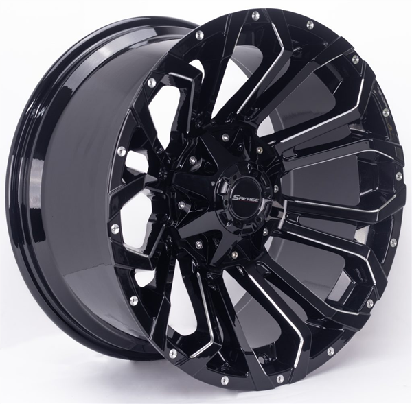 6X135+6X139.7 -44 CB106.1 BLACK MILLED ***NW***
