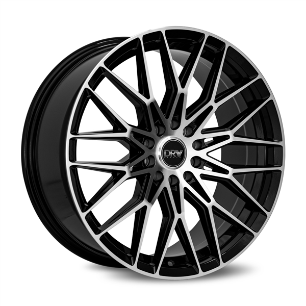 4X100+4X114.3 +38 CB73.1 GLOSS BLACK MACHINE FACE