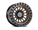 Lock Offroad MOJAVE Matte Silver Blk Ring