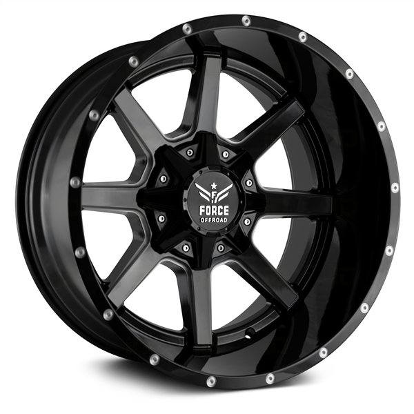 6X135+6X139.7-44 CB106.1  BLACK MILLED