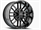 Wicked W826200080-18GBMW Gloss Black Milled