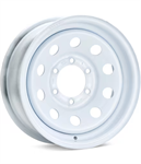 Mod 2056050-W White Trailer Wheel