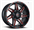 Impact IMPACT020 Gloss Black Red Milled