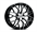 Katana Wheels KR01 Gloss Black Machine Face