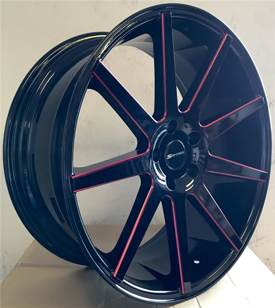 5X114.3+35 CB73.1 RED MILLED ***NW***