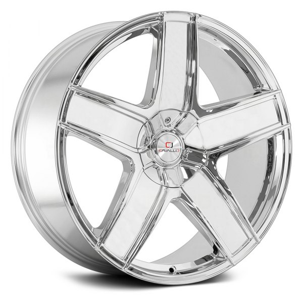 CAVALLO CLV-31 22X9.5 6X135 6X139.7 +25 CB 108 CHROME