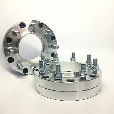2 PC 6X139.7/6X135 TO 8X170 2.00" THICK  ID 87.1 14MM 1.50 STUDS  BILLET ADAPTER [SET OF 4]