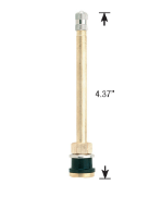 TR573 TRUCK VALVE HOLE 0.625 4.37"L MAX COLD INFL 200 PSI BRASS L [single]
