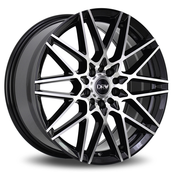 4X100+4X114.3+40 CB 73.1 BLACK MACHINE FACE [WMP4] ***NW***