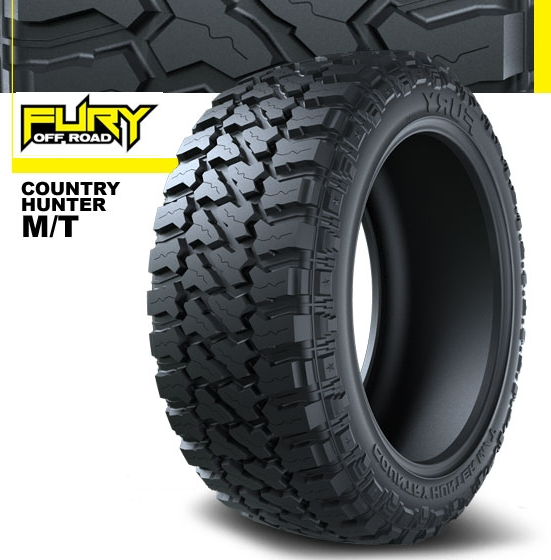 LT33X14.50X22 FURY COUNTRY HUNTER M/T 12PLY 117Q***NW***
