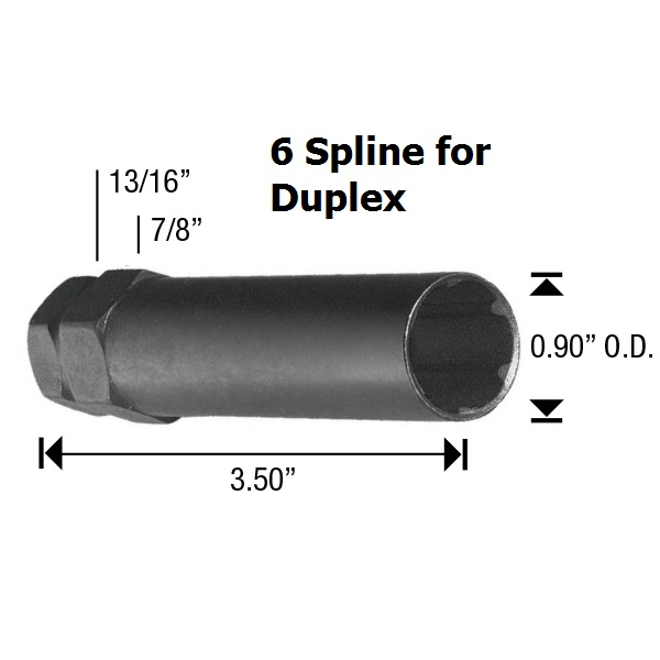 6 SPLINE *TRUCK* KEY [1 PIECE]
