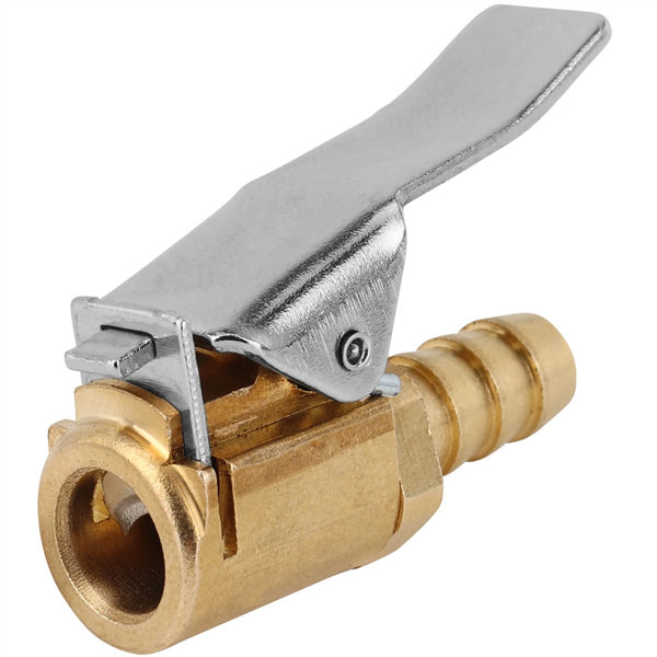 762-O EURO STYLE AIR CHUCK OPEN 1/4" HOSE BARB FITTING