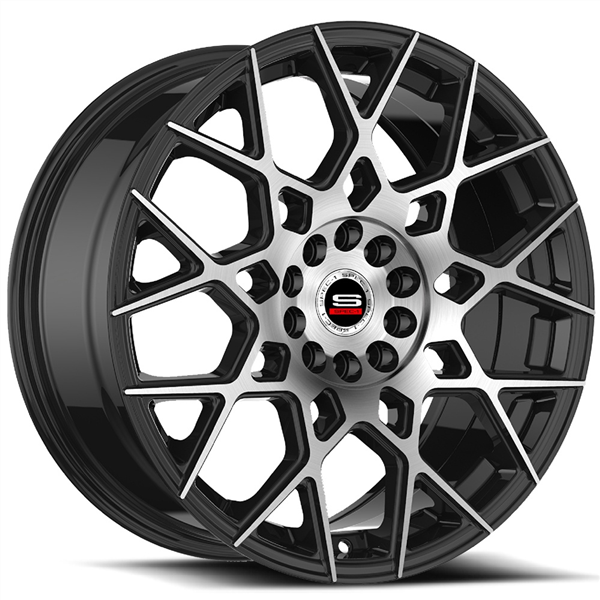 Spec-1 Racing Sp-52 18X8 4X100+4X114.3 +38 Cb 73.1 Gloss Black MACHINED