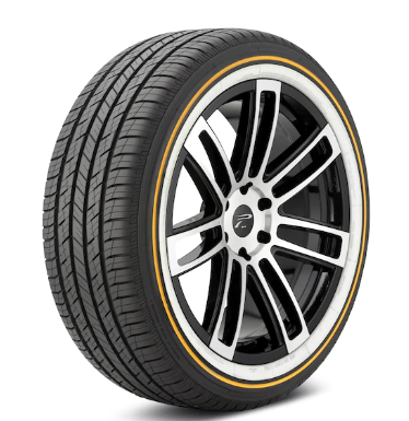 275-65R-18 VOGUE CUSTOM BUILT RADIAL SCT2 GOLD-STRIPE ***GOLDWHITE SIDEWALL***